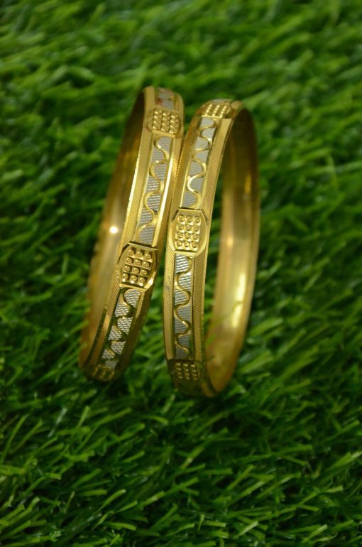 Gold Charm Bangle 22K - Image 3