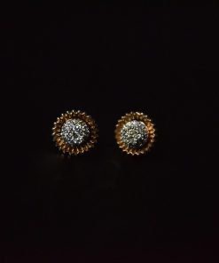 Alternative view of Diamond Eartha Cluster Stud