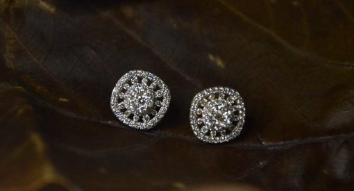 Classic Carat Diamond Stud Earring - Image 4
