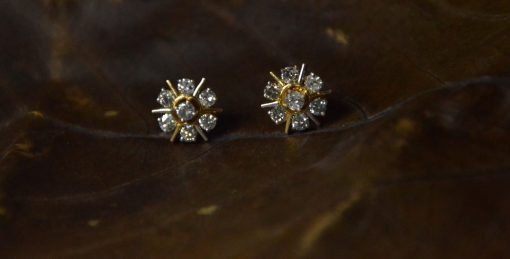Diamond Stud Earring1.76Ct Daisy Floret - Image 4