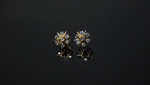 Diamond Stud Earring1.76Ct Daisy Floret - Image 3