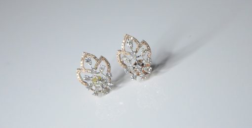Carat Diamond Earrings Victory Ira Cutout - Image 3