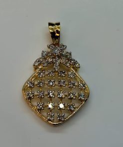 Alternative view of The Abegale Diamond Pendant-Set