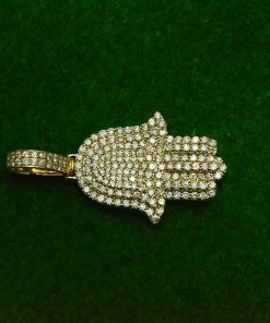 Alternative view of Customised Diamond Hand Pendant
