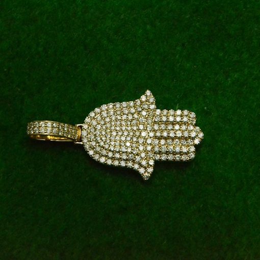 Customised Diamond Hand Pendant - Image 2