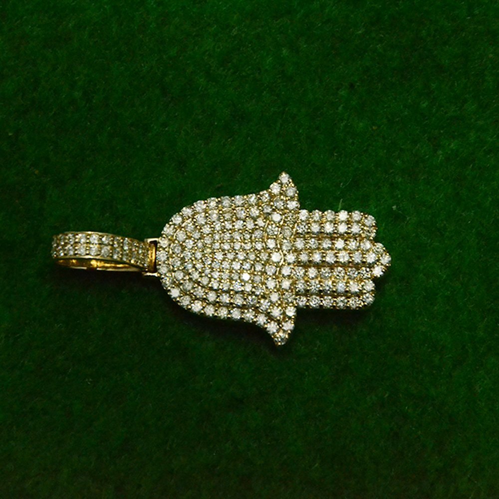 Customised Diamond Hand Pendant - Image 2