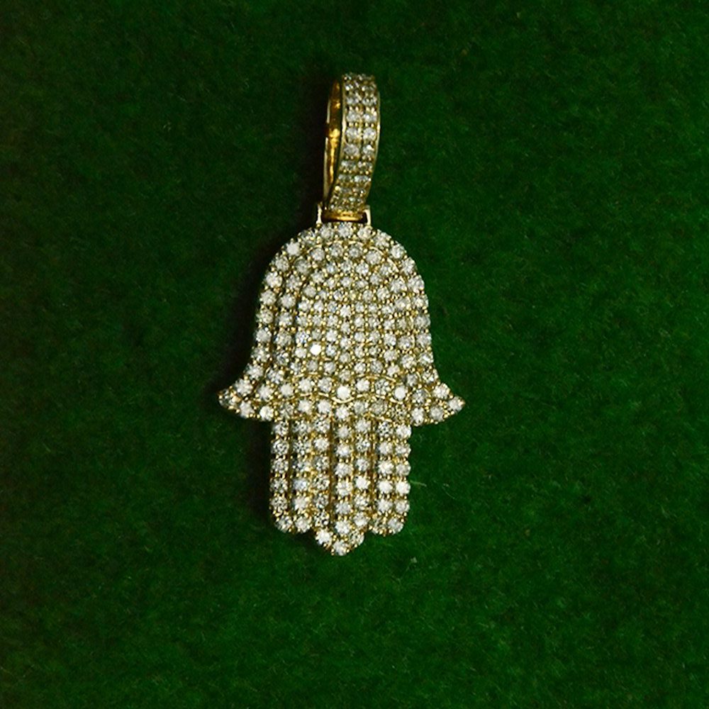 Customised Diamond Hand Pendant - Image 4