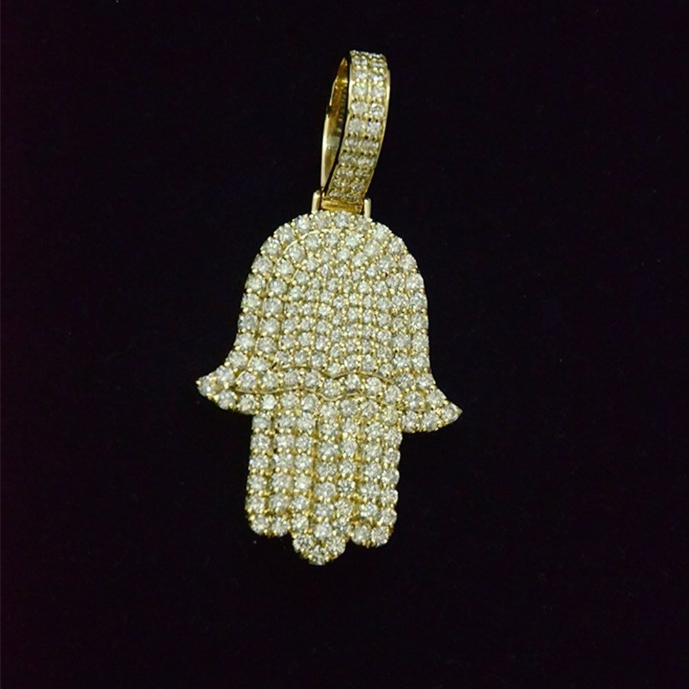 Customised Diamond Hand Pendant