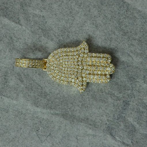 Customised Diamond Hand Pendant - Image 7