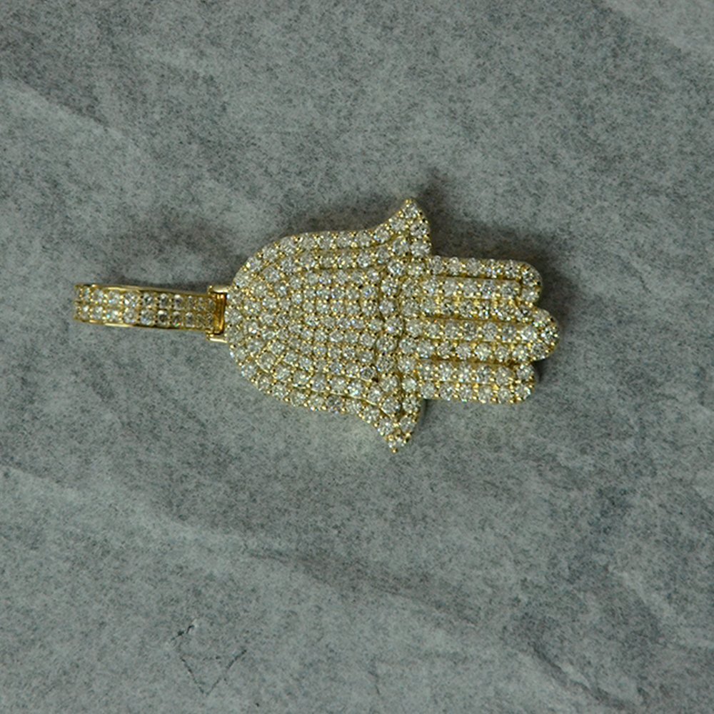 Customised Diamond Hand Pendant - Image 7