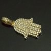 Unique Diamond Hand Pendant