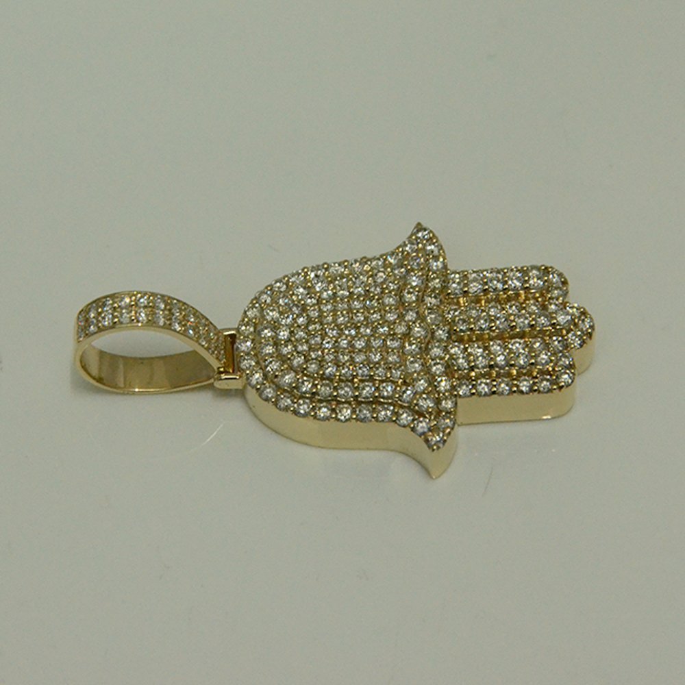 Customised Diamond Hand Pendant - Image 6