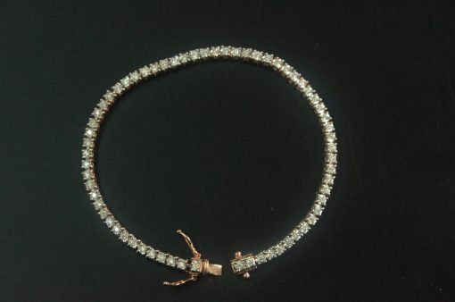 Single Line Twinkle Diamond Bracelet - Image 5