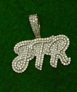 Alternative view of Diamond JTR Alphabet Pendant