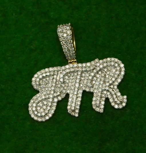 Diamond JTR Alphabet Pendant - Image 2