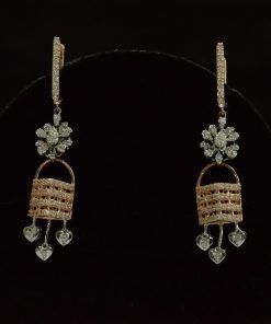 Alternative view of The Secret Love Lock Diamond Necklace