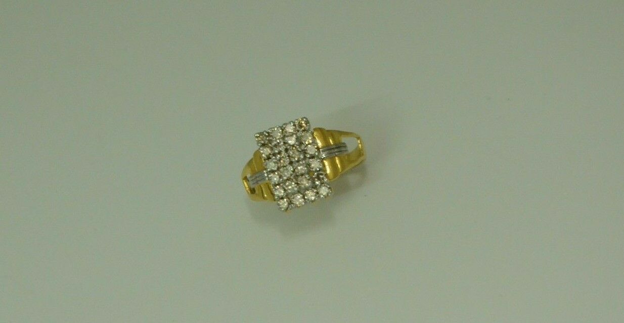 Round Diamond Statement Ring - Image 2