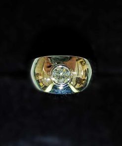 Alternative view of Men's Solitaire Ring Band