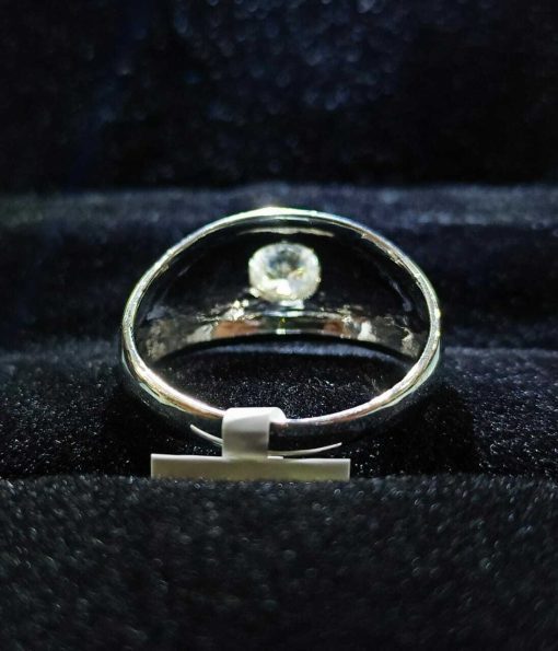 Men's Solitaire Ring Band - Image 5