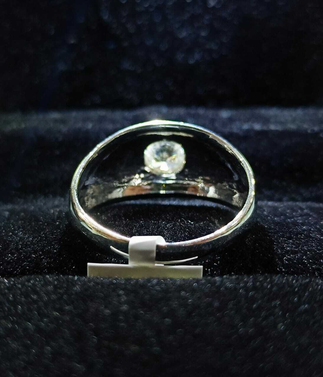Men's Solitaire Ring Band - Image 5