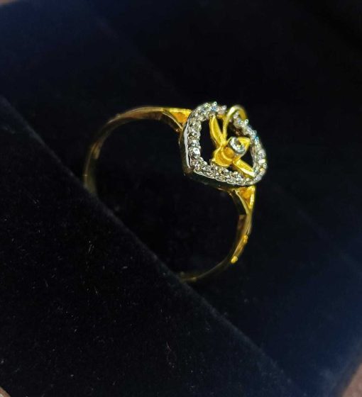 Drop Shape Diamond Ring - Image 2