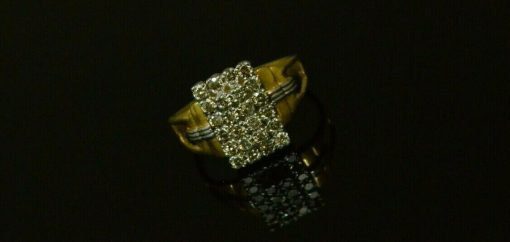 Round Diamond Statement Ring - Image 4