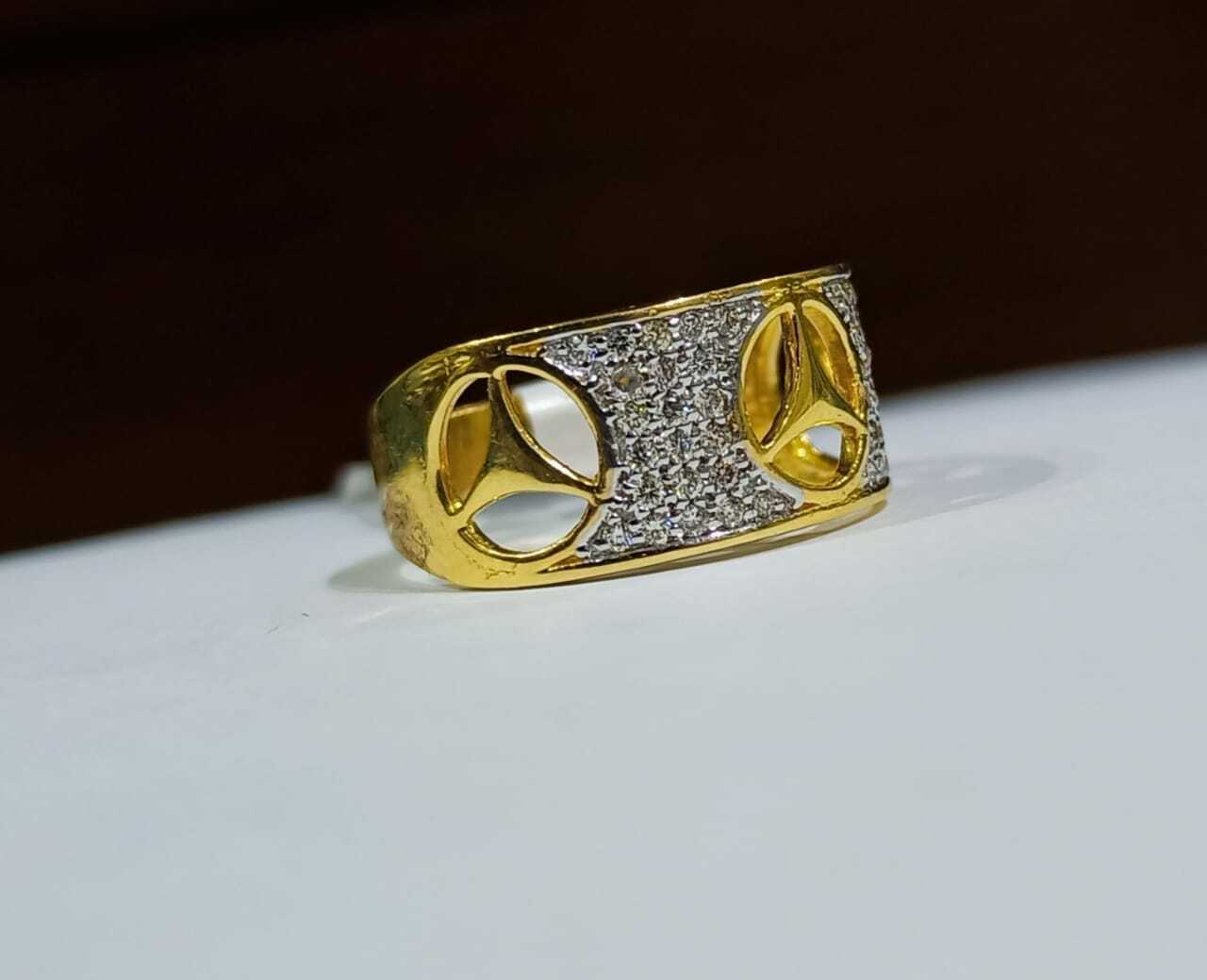 Mercedes Diamond Ring Band - Image 3