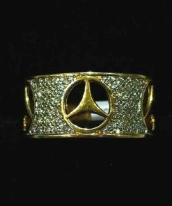Alternative view of Mercedes Diamond Ring Band