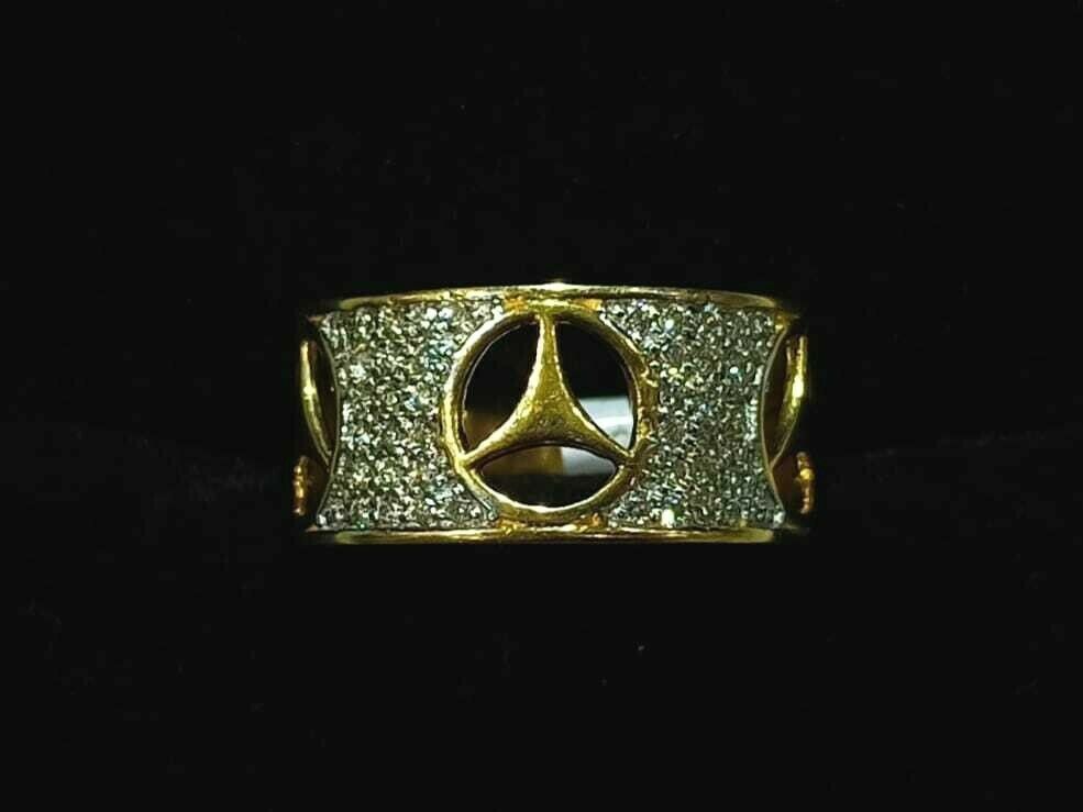 Mercedes Diamond Ring Band - Image 2