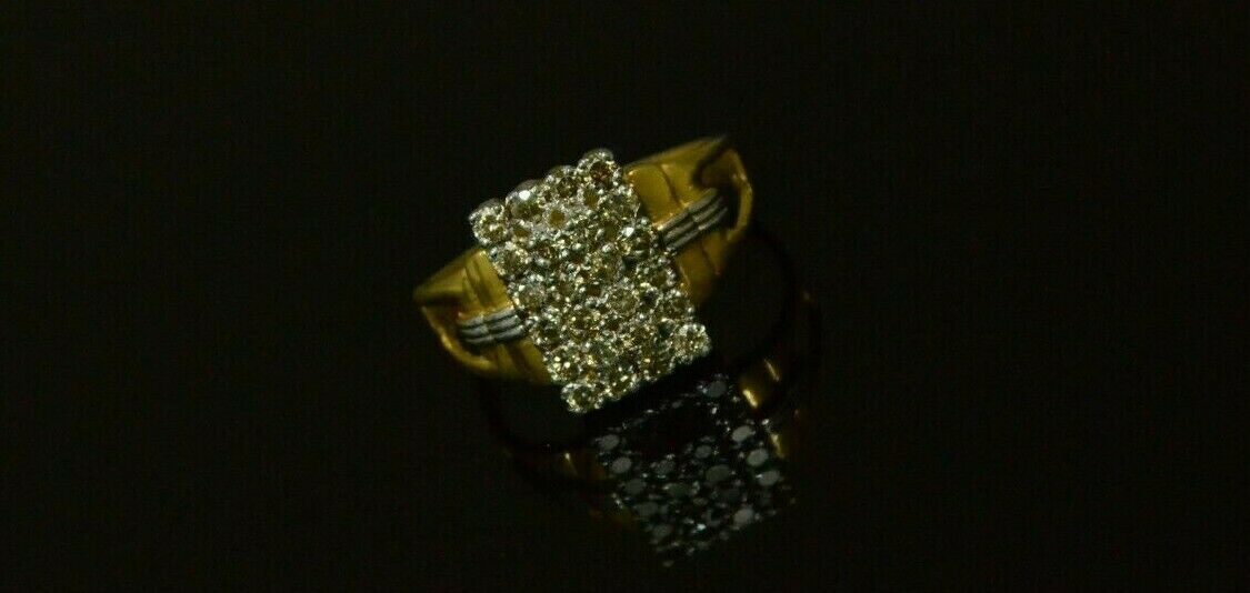 Round Diamond Statement Ring - Image 4