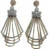 Lady FreeFlowing Diamond Dangler