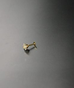 Alternative view of Diamond Solitaire Nose Pin