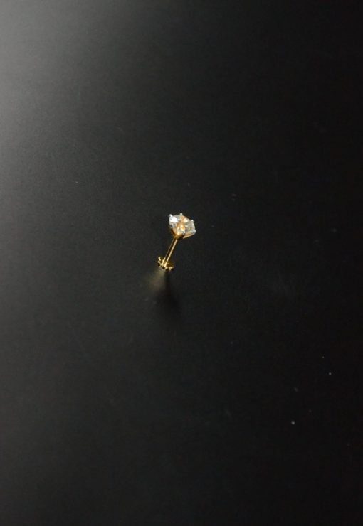 Diamond Solitaire Nose Pin - Image 5