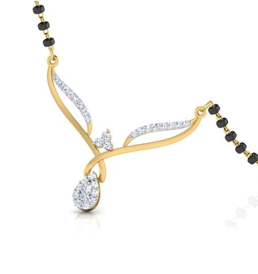 Vachya Diamond Mangalsutra - 14 - Image 2
