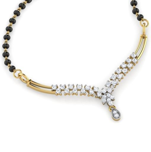 Vachya Diamond Mangalsutra - 13 - Image 2