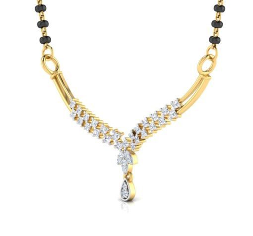 Vachya Diamond Mangalsutra - 13 - Image 3