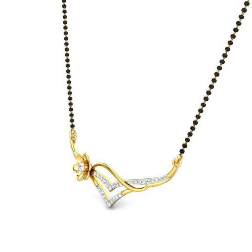Vachya Diamond Mangalsutra - 12 - Image 3