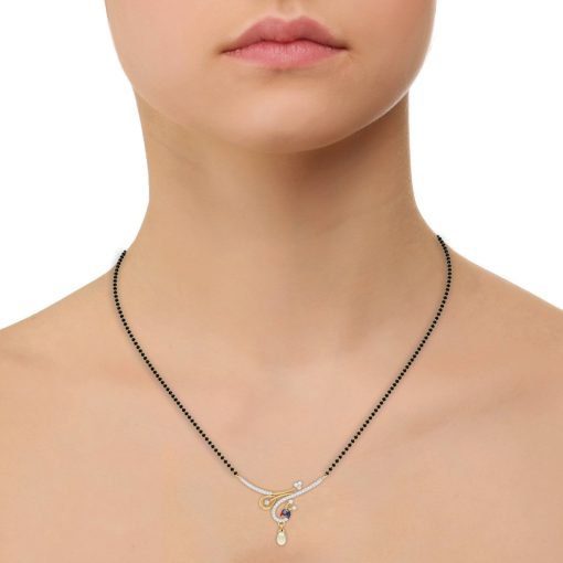 Vachya Diamond Mangalsutra - 3 - Image 4
