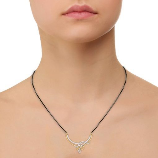 Vachya Diamond Mangalsutra - 2 - Image 5