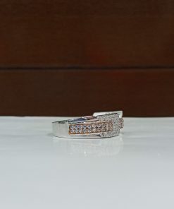 Alternative view of Gents Diamond Ring In White Gold
