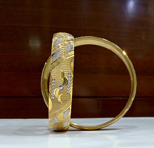 22k Solid Yellow Gold Bangles - Image 2