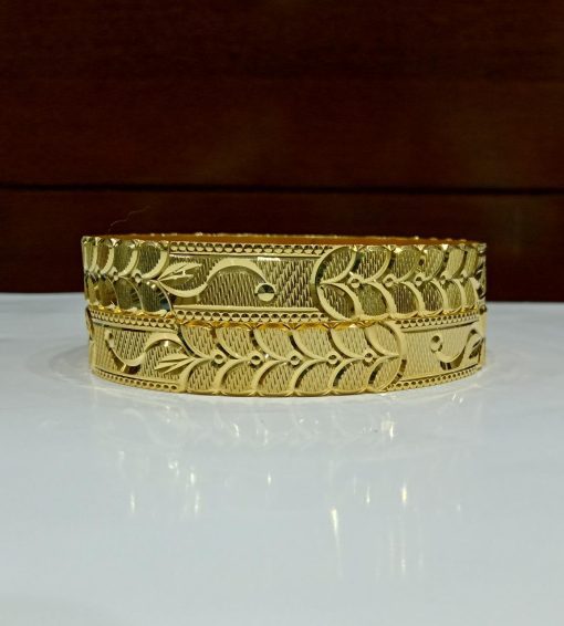 22k Hallmark Gold Bangles - Image 5