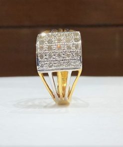 Alternative view of 18kt Diamond Gents Statement Ring