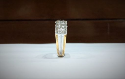 18kt Yellow Gold Diamond Ring - Image 3