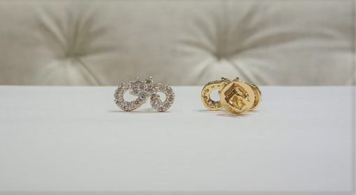 Light Weight Natural Diamond Studs Earrings -1 - Image 3