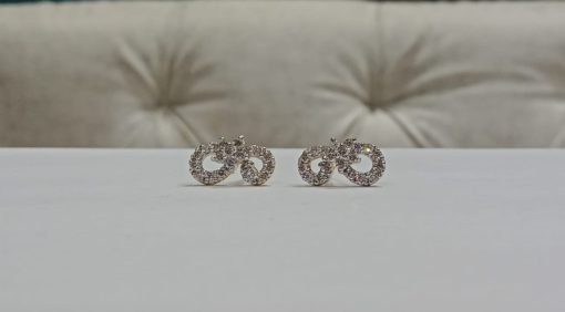 Light Weight Natural Diamond Studs Earrings -1