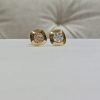 Light Weight Natural Diamond Studs Earrings - 2