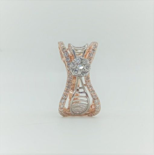 Glitter Cocktail Diamond Ring - Image 4