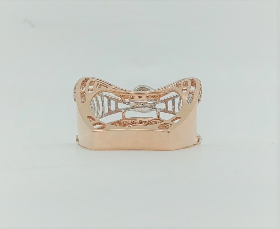 Glitter Cocktail Diamond Ring - Image 5