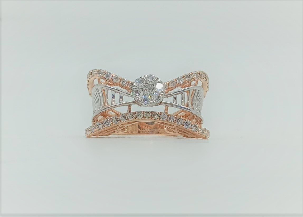 Glitter Cocktail Diamond Ring